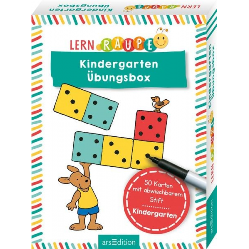 Lernraupe – Kindergarten-Übungsbox