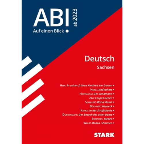 STARK Abi - auf einen Blick! Deutsch Sachsen 2024