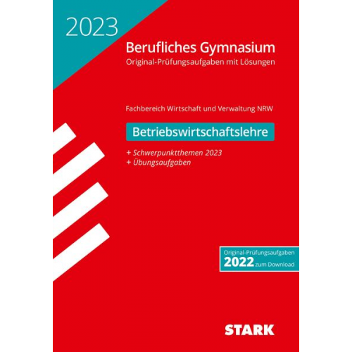 STARK Abiturprüfung Berufliches Gymnasium 2023 - Betriebswirtschaftslehre - NRW