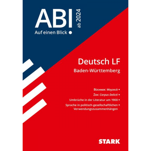 STARK Abi - auf einen Blick! Deutsch Baden-Württemberg ab 2024