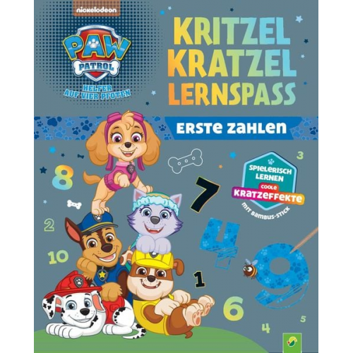 Schwager & Steinlein Verlag - PAW Patrol Kritzel-Kratzel-Lernspaß: Erste Zahlen