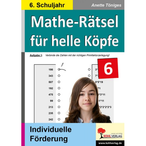 Anette Töniges - Mathe-Rätsel lösen / 6. Schuljahr