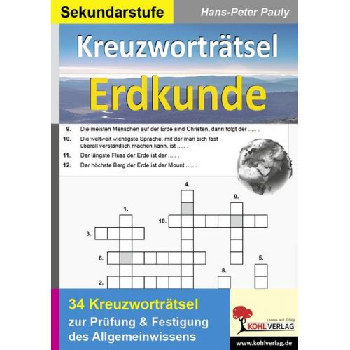 Hans-Peter Pauly - Hofmann, A: Kreuzworträtsel Erdkunde