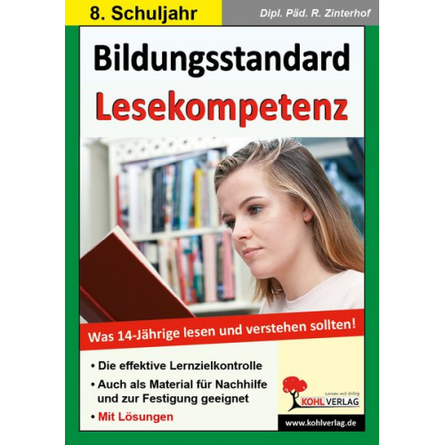 Reinhold Zinterhof - Bildungsstandard Lesekompetenz 14-Jährige Kopiervorl.