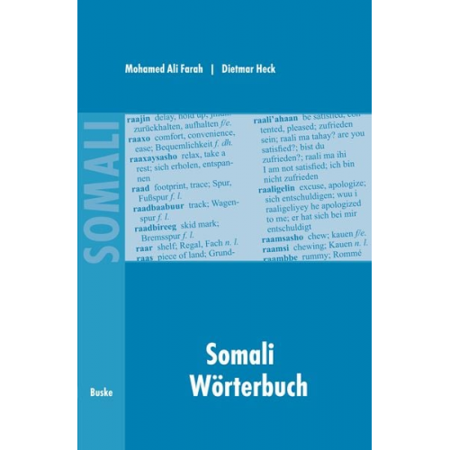 Mohamed Ali Farah Dietmar Heck - Somali Wörterbuch