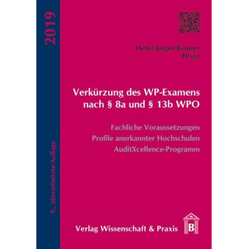 Verkürzung des WP-Examens nach § 8a und § 13b WPO.