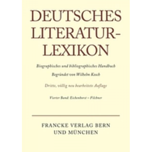 Wilhelm Kosch - Deutsches Literatur-Lexikon / Eichenhorst - Filchner