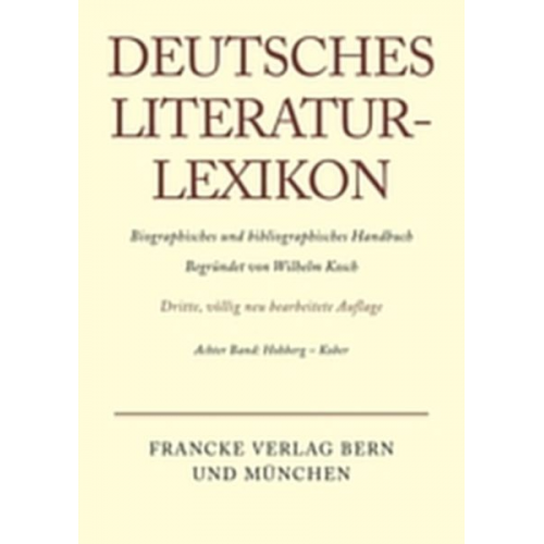 Wilhelm Kosch - Deutsches Literatur-Lexikon / Hohberg- Kober