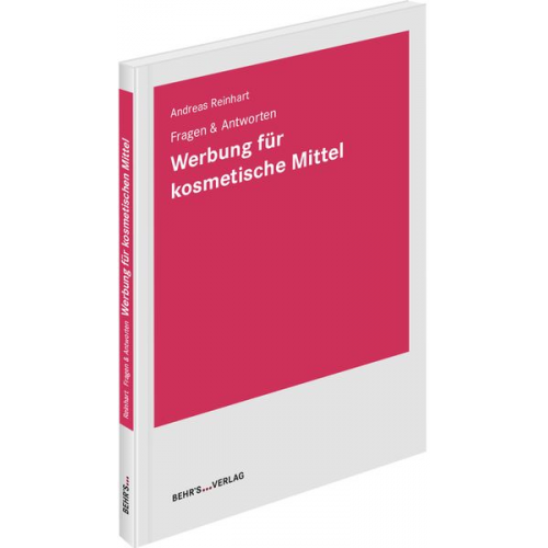 Andreas Reinhart - Fragen & Antworten Werbung für kosmetische Mittel