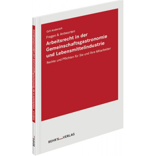 Grit Andersch - Arbeitsrecht in der Gemeinschaftsgastronomie und Lebensmittelindustrie