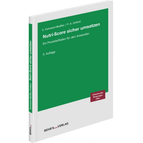 LL.M. Christine Konnertz-Häussler Petra Alina Unland - Nutri-Score sicher umsetzen