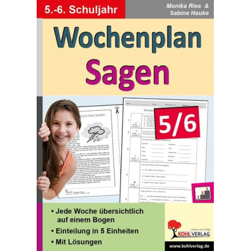 Sabine Hauke - Wochenplan Sagen 5/6