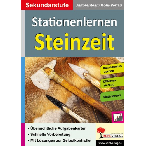 Autorenteam Kohl-Verlag - Kohls Stationenlernen Steinzeit