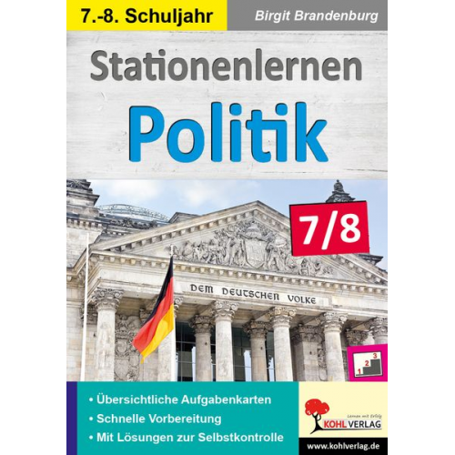 Birgit Brandenburg - Stationenlernen Politik / Klasse 7-8
