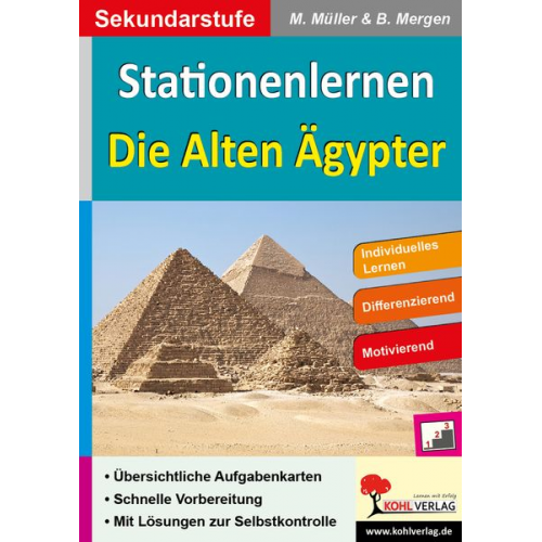 Michael Müller Barbara Mergen - Stationenlernen Die alten Ägypter