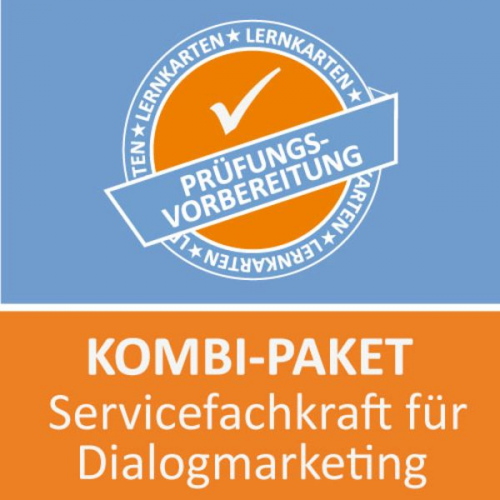 Jennifer Christiansen - AzubiShop24.de Kombi-Paket Servicefachkraft für Dialogmarketing Lernkarten