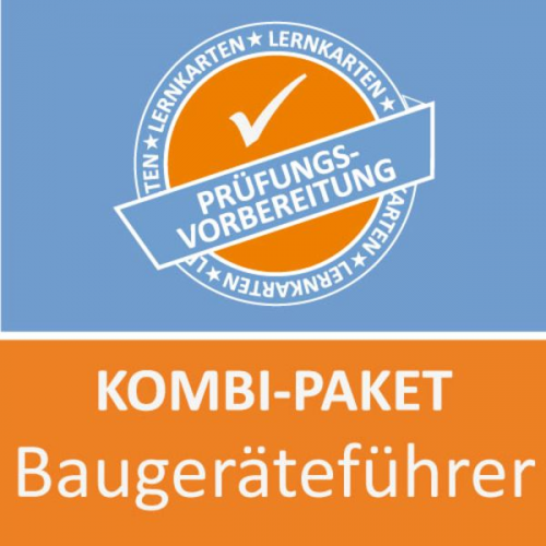 Jennifer Christiansen M. Rung-Kraus - AzubiShop24.de Kombi-Paket Baugeräteführer Lernkarten