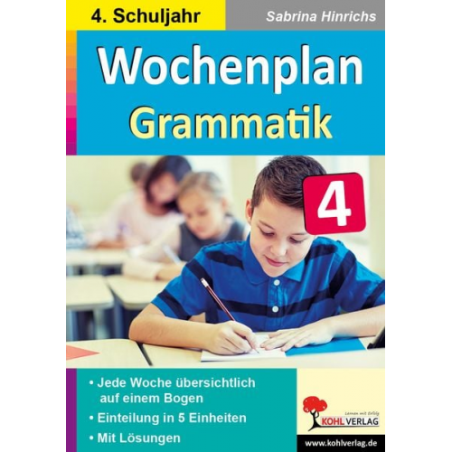 Sabrina Hinrichs - Wochenplan Grammatik / Klasse 4