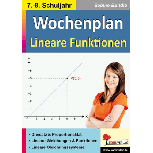 Sabine Bundle - Wochenplan Lineare Funktionen / Kl 7-8