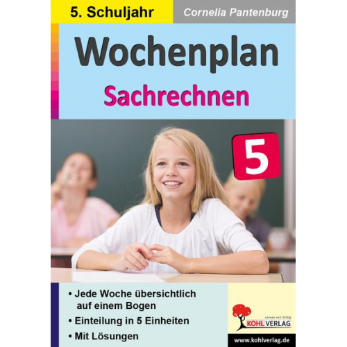 Cornelia Pantenburg - Wochenplan Sachrechnen / Klasse 5