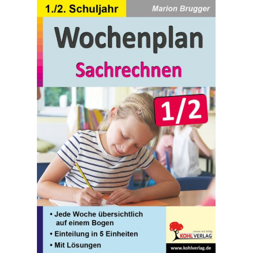 Marion Brugger - Wochenplan Sachrechnen / Klasse 1-2