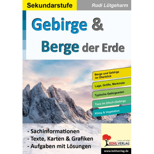 Rudi Lütgeharm - Gebirge & Berge der Erde