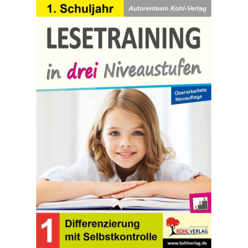 Autorenteam Kohl-Verlag - Lesetraining in drei Niveaustufen / Klasse 1