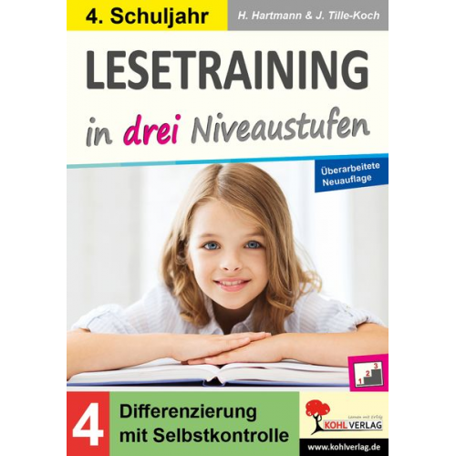 Autorenteam Kohl-Verlag - Lesetraining in drei Niveaustufen / Klasse 4