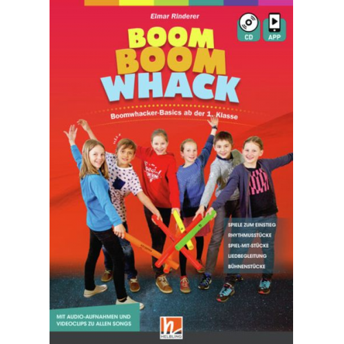 Elmar Rinderer - Boom Boom Whack, Heft inkl. Audio-CD + App