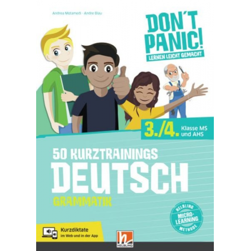 Andrea Motamedi Andre Blau - DON'T PANIC! Lernen leicht gemacht, 50 Kurztrainings Deutsch