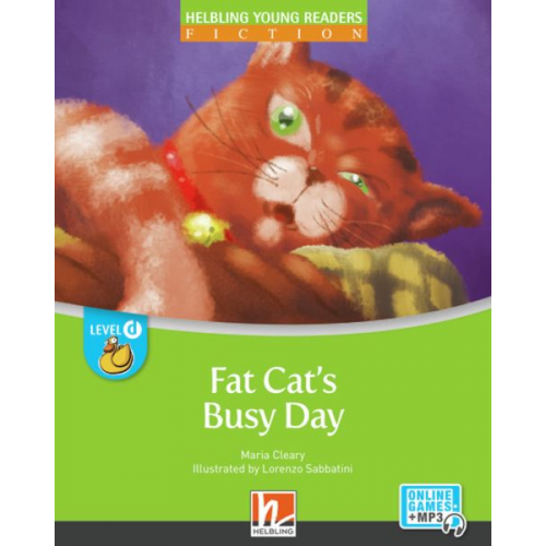 Maria Cleary - Young Reader, Level d, Fiction / Fat Cat's Busy Day + e-zone