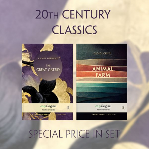 F. Scott Fitzgerald George Orwell - 20th Century Classics Books-Set (with audio-online) - Readable Classics - Unabridged english edition with improved readability