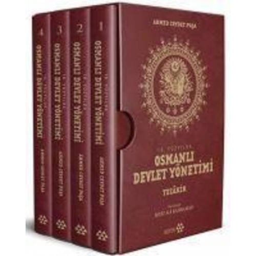 Ahmed Cevdet Pasa - Osmanli Devlet Yönetimi - Tezakir 4 Cilt Takim