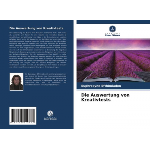Euphrosyne Efthimiadou - Die Auswertung von Kreativtests