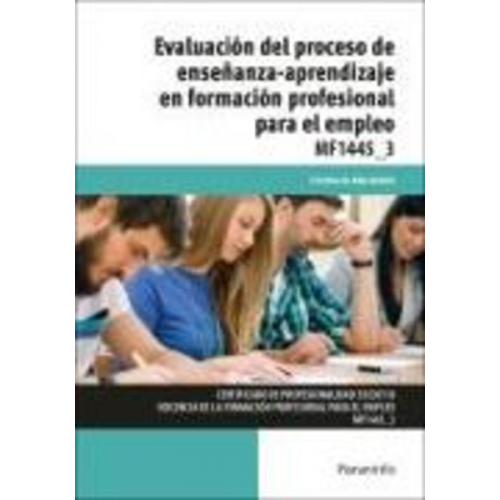 Cristina de Alba Galván - Evaluación del proceso de enseñanza-aprendizaje en formación profesional para el empleo