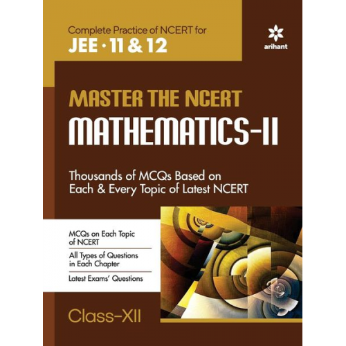 Bl Sharma Naveen Chandra Joshi Alokmani Tripathi - Master The NCERT for JEE Mathematics - Vol.2