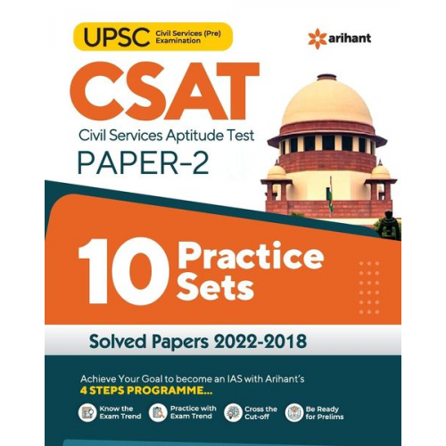 Rudraksh Tripathi Abhishek Jain Piyush Kaushik - 10 Practice Sets UPSC CSAT Civil Services Aptitude Test Paper 2 2023