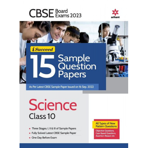 Lochan Chandra Gupta Nandita Mitra Riya Verma - CBSE BOARD Exam 2023 - I-Succeed 15 Sample Question Papers Science Class 10