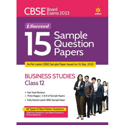 Sakshi Goel - CBSE Board Exams 2023 I-Succeed 15 Sample Question Papers BUSINESS STUDIES for Class 12th