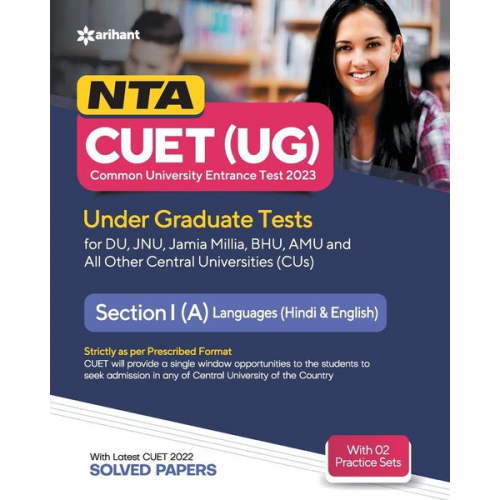 Arihant Experts - NTA CUET UG 2023 Section 1 A Languages (Hindi & English)