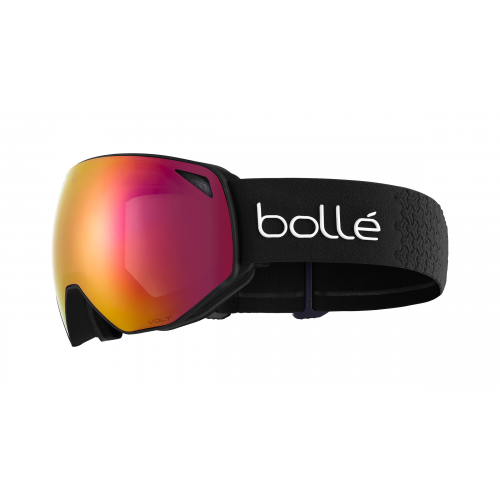 Bollé TORUS Unisex-Skibrille Vollrand Monoscheibe Kunststoff-Gestell, schwarz