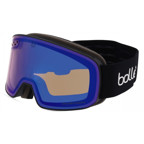 Bollé NEVADA SMALL  Unisex-Skibrille Vollrand Monoscheibe Kunststoff-Gestell, rot