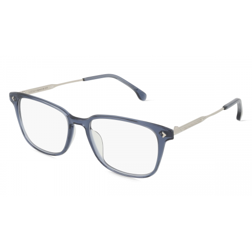 Lozza LOZVL4306 Herren-Brille inkl. Gläser Vollrand Eckig Material Mix-Gestell 52mm/17mm/145mm, blau