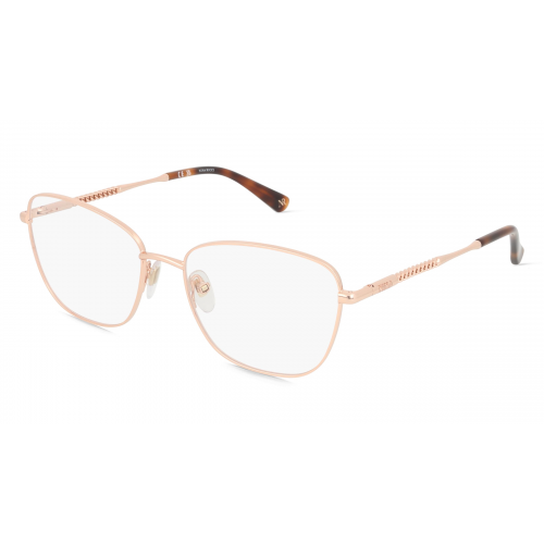 Nina Ricci NRIVNR340 Damen-Brille inkl. Gläser Vollrand Butterfly Metall-Gestell 55mm/17mm/135mm, orange