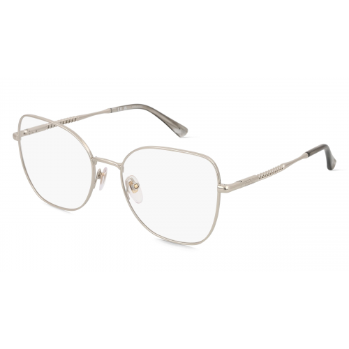 Nina Ricci NRIVNR341 Damen-Brille inkl. Gläser Vollrand Butterfly Metall-Gestell 54mm/18mm/135mm, silber