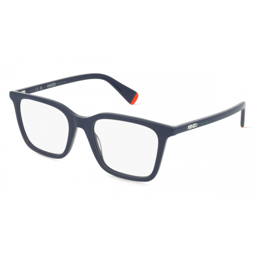 Kenzo KZ50193I Herren-Brille inkl. Gläser Vollrand Eckig Kunststoff-Gestell 53mm/19mm/150mm, blau