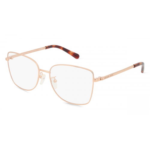 Michael Kors MK3035 Damen-Brille inkl. Gläser Vollrand Cateye Metall-Gestell 54mm/16mm/140mm, pink