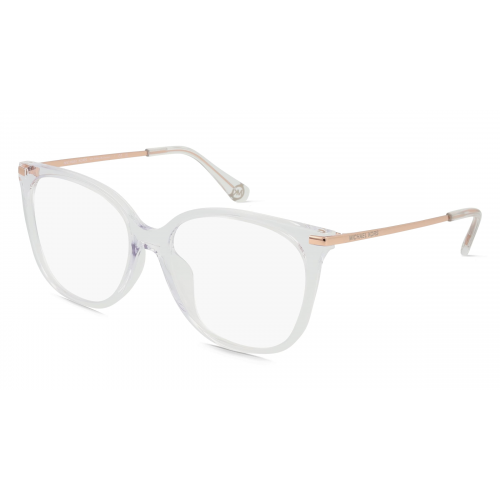 Michael Kors MK4084U Damen-Brille inkl. Gläser Vollrand Butterfly Kunststoff-Gestell 54mm/16mm/140mm, transparent