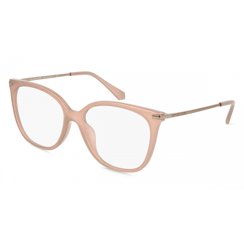 Michael Kors MK4084U Damen-Brille inkl. Gläser Vollrand Butterfly Kunststoff-Gestell 54mm/16mm/140mm, gelb