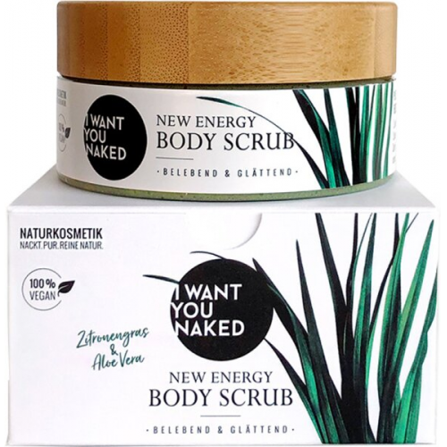 I Want You Naked New Energy Scrub K&ouml;rperpeeling Zitronengras & Aloe Vera 500 ml